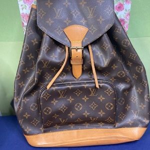Louis Vuitton monogram montsouris backpack